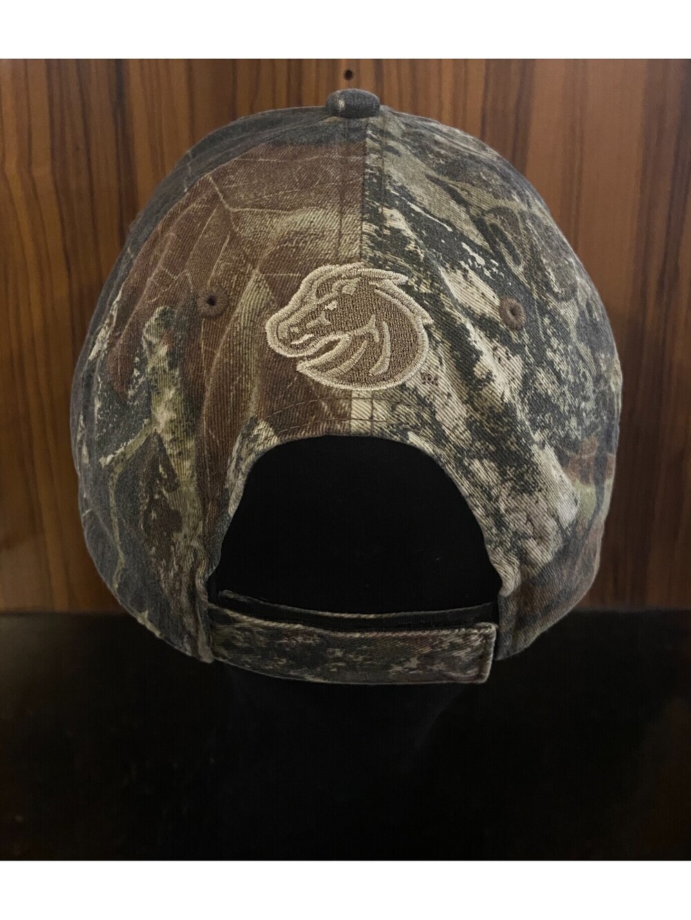 Boise State Camo Strapback Mesh Adjustable Embroidered Logo Dad Hat Cap Broncos - Picture 3 of 6